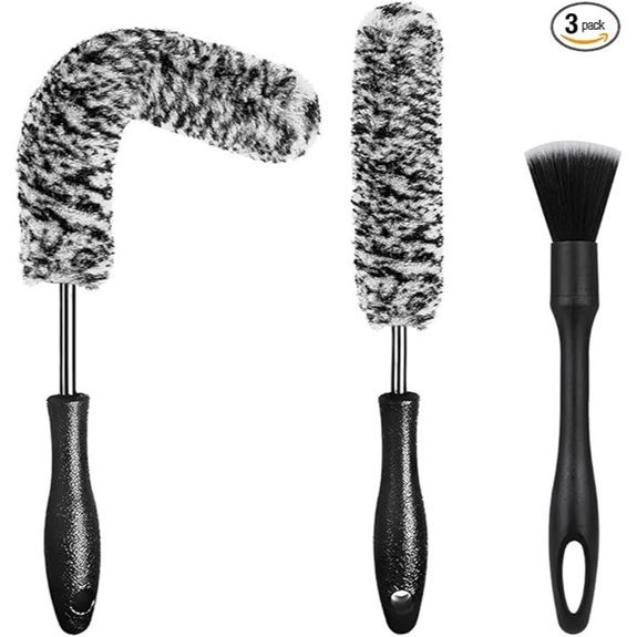 3 PCS Car Wheel Brush Kit for Cleaning