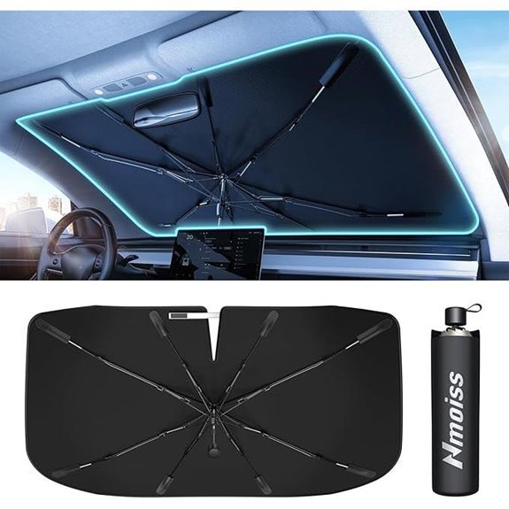 Nmoiss Windshield Sun Shade Umbrella (56 x 31)