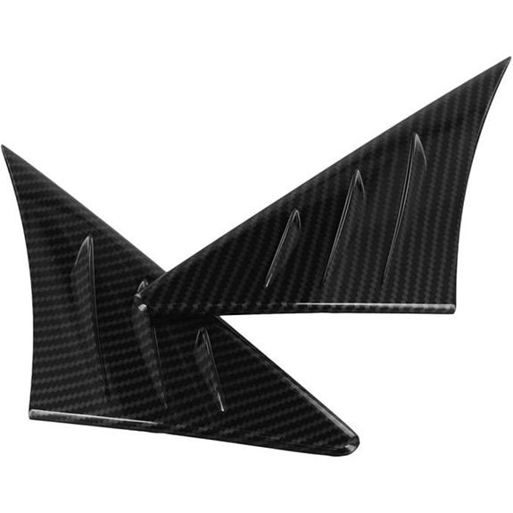 Carbon Fiber Anti-Wind Deflector Trim Kit for Toyota Supra