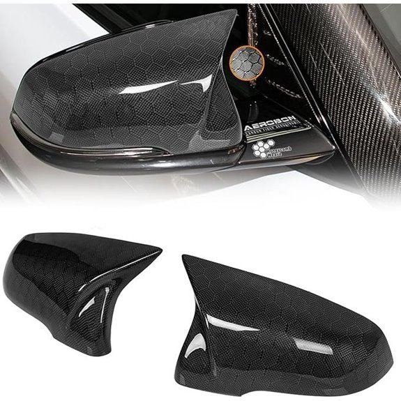 AeroBon Carbon Fiber Side Mirror Covers for Toyota Supra