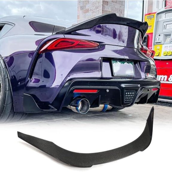 MCARCAR KIT Carbon Fiber Trunk Spoiler for Toyota Supra