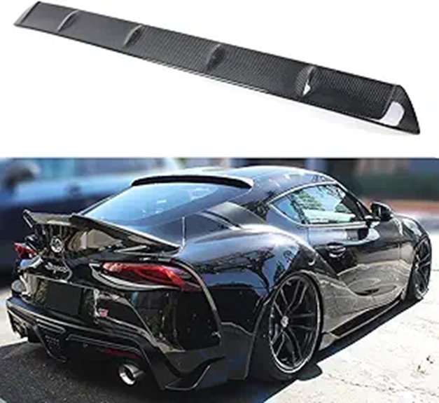 Real Carbon Fiber Vortex Rear Spoiler for Toyota GR Supra