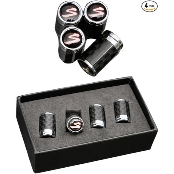 Carbon Fibre Tire Valve Stem Caps for Toyota Supra
