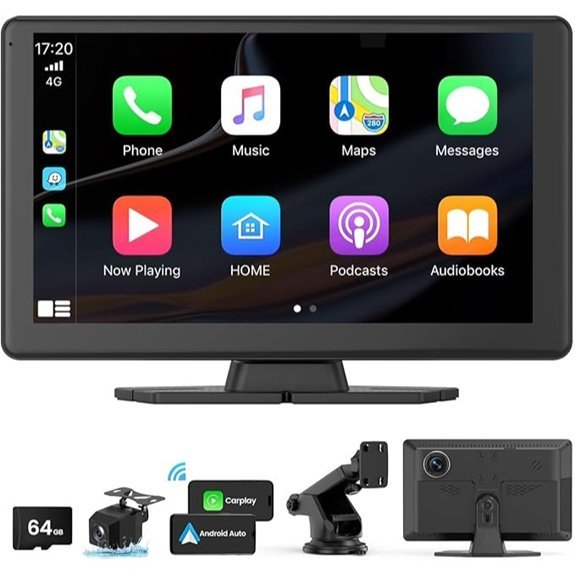 9 Wireless CarPlay & Android Auto Receiver with Camera