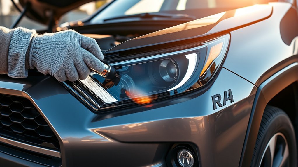 change hid headlight rav4