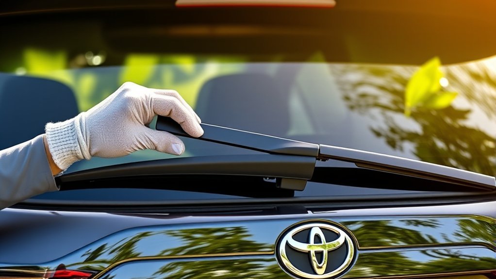 change rav4 rear wiper