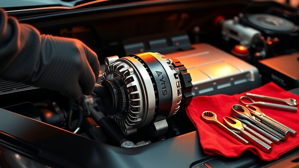 change toyota rav4 alternator