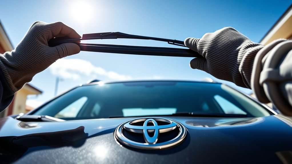 change wiper blades easily