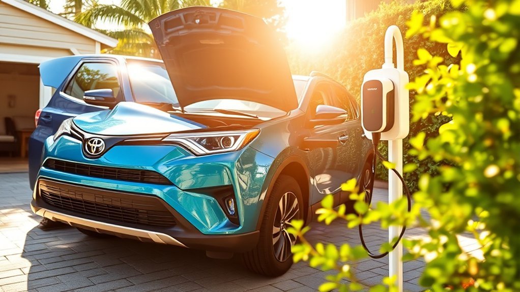 charge rav4 hybrid battery properly