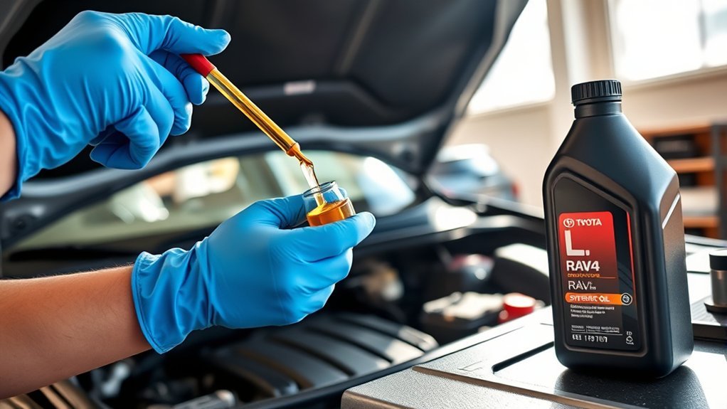 check and maintain oil levels