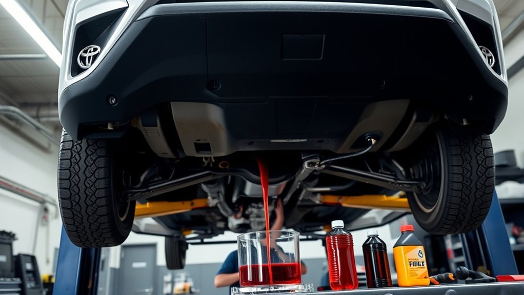 check and refill transmission fluid