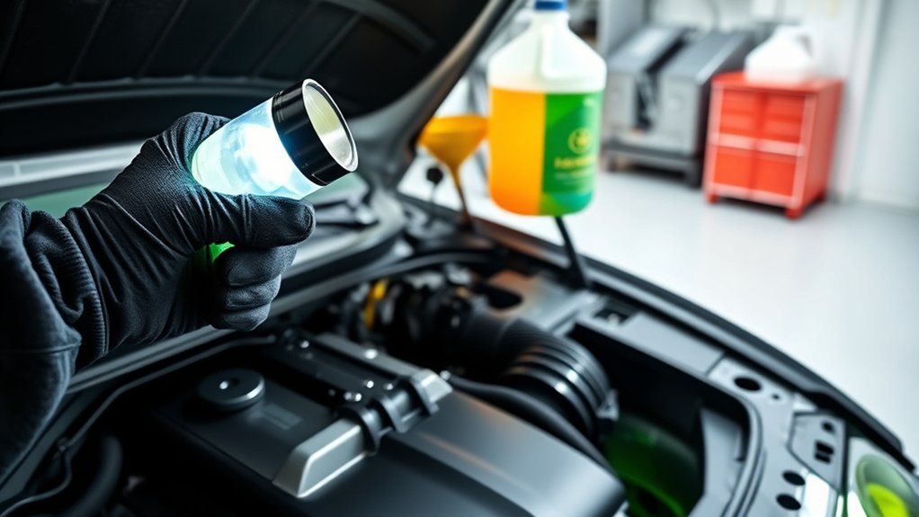 check for coolant leaks