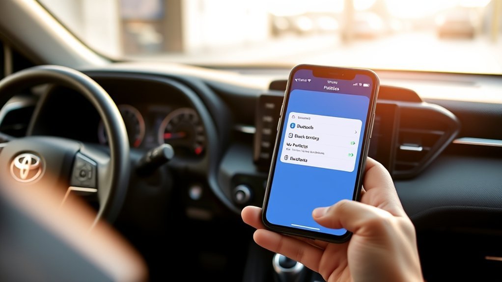 check iphone bluetooth settings