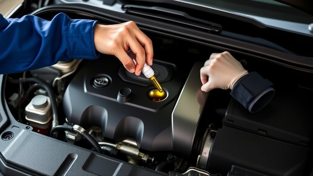 check rav4 oil level