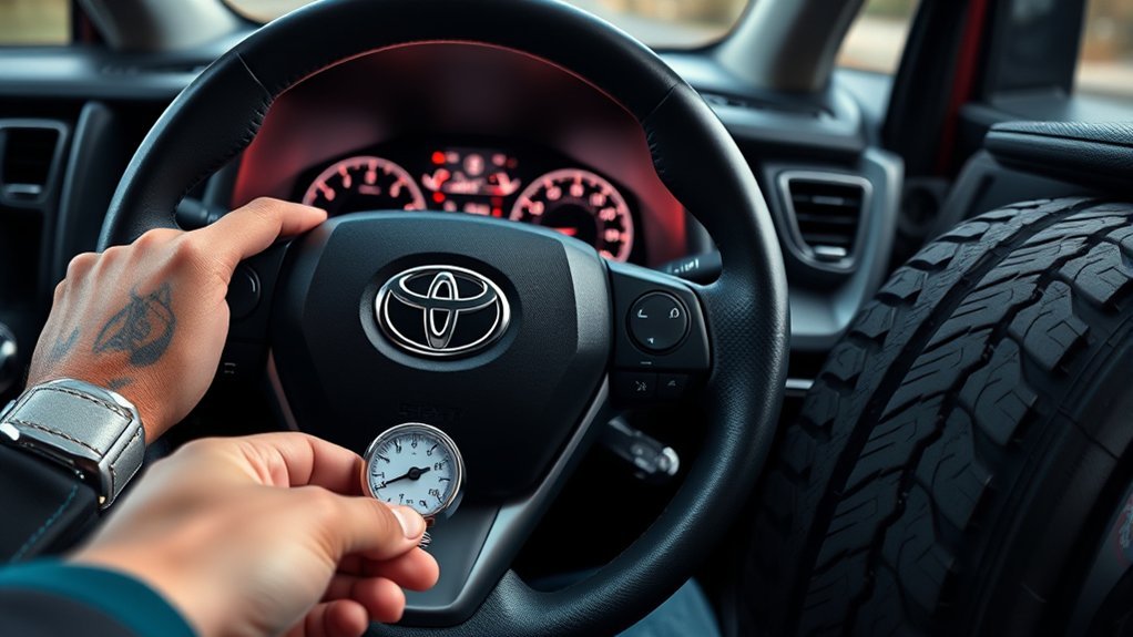 check tire pressure manually