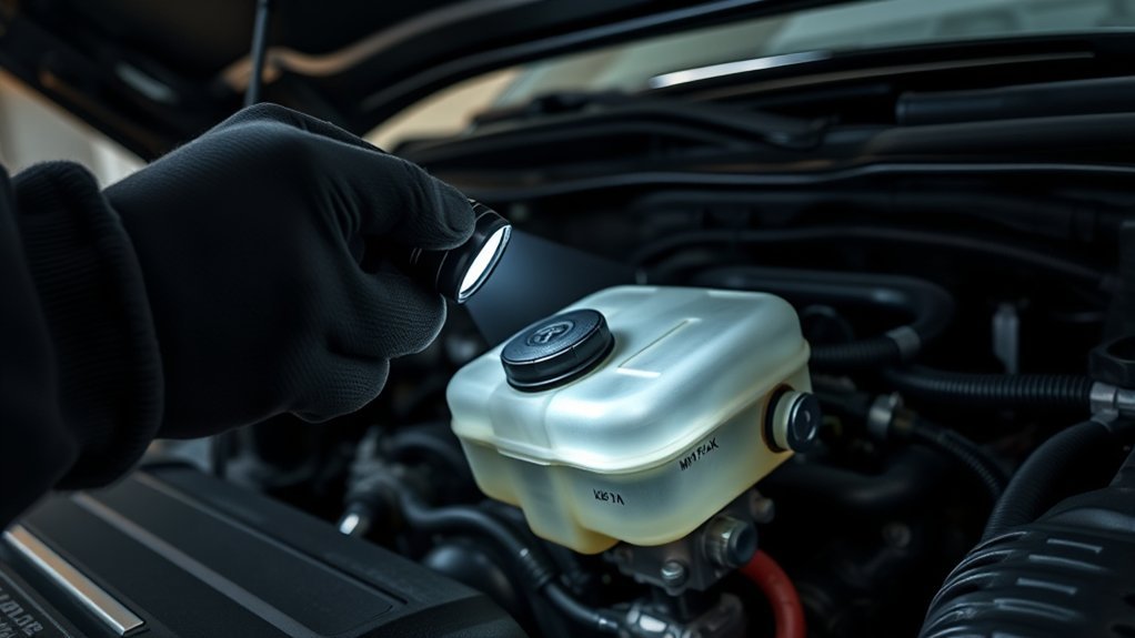 check toyota supra brake fluid