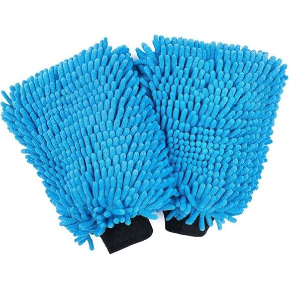 HOMEXCEL Chenille Microfiber Car Wash Mitt (2PK)
