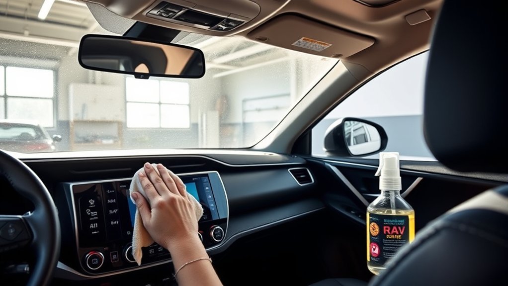 clean touch screen safely