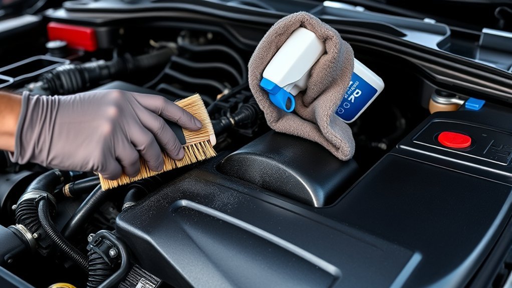 cleaning engine bay techniques