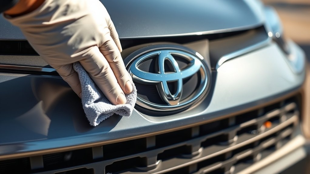 cleaning radar sensor safely