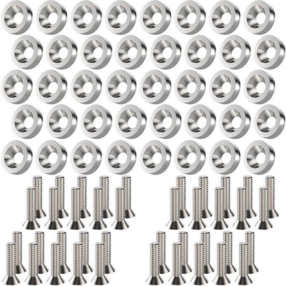 40 PCS CNC Aluminum Engine Dress Up Kit