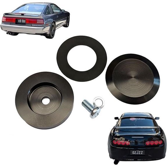 Billet CNC Aluminum Wiper Delete Plug Kit for Toyota Supra