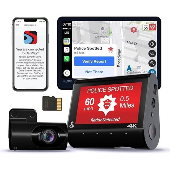 Cobra Smart Dual View Dash Cam (SC 250R)