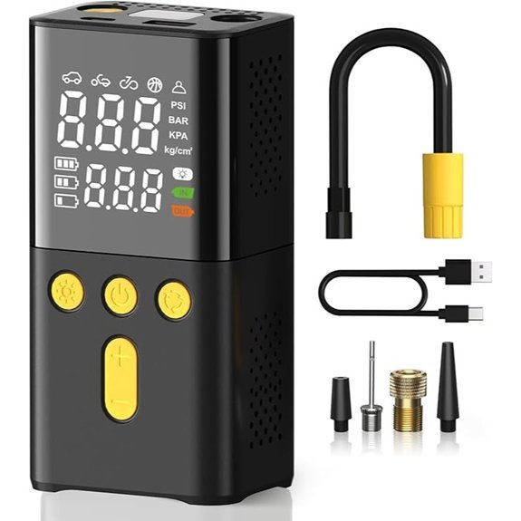 Portable 150 PSI Car Tire Inflator with Gauge