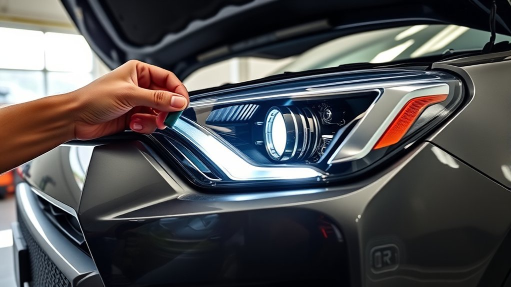 connect and test headlight