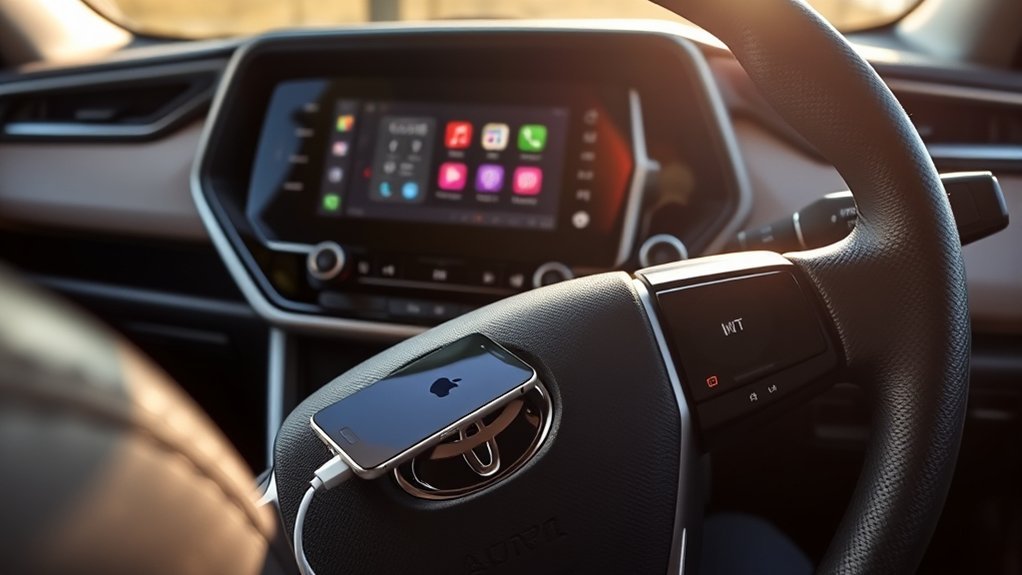 connect iphone to rav4