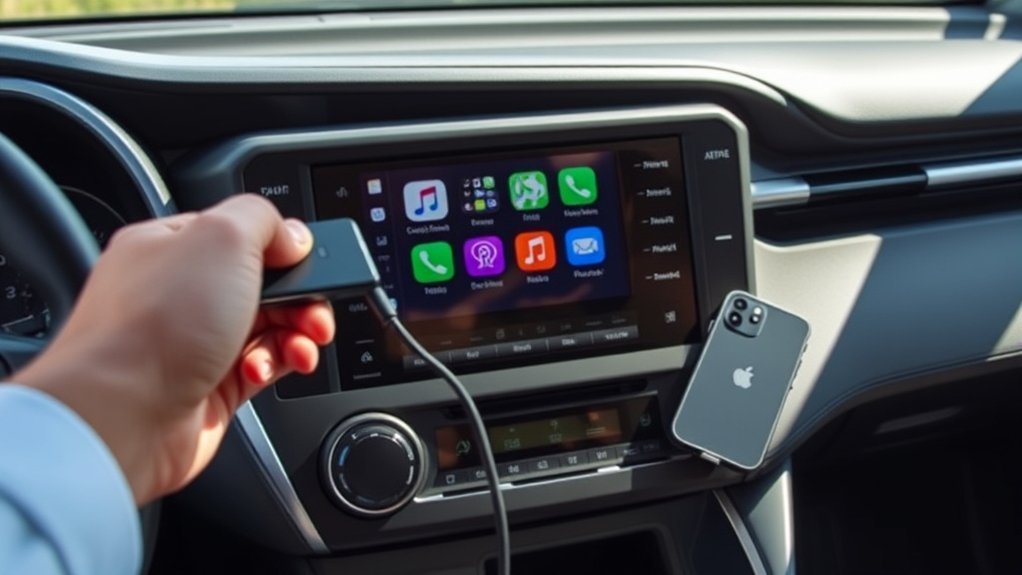 connect iphone via usb