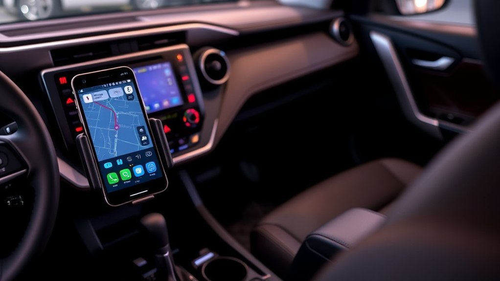 connect smartphone for navigation