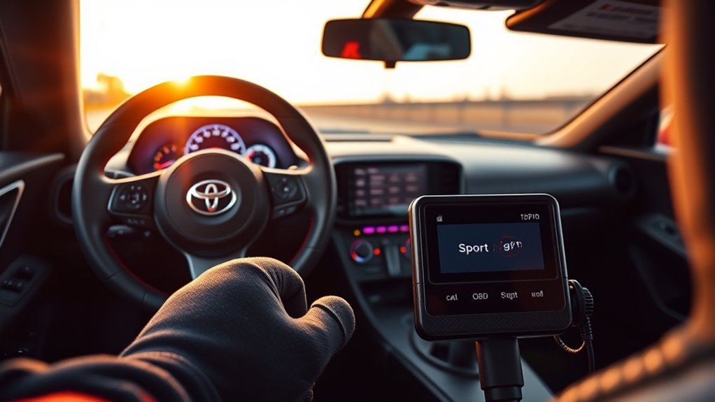 customize sport mode settings