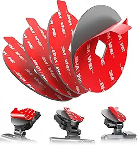 pop-tech Double-Sided Adhesive Sticky Pads for Dash Cam