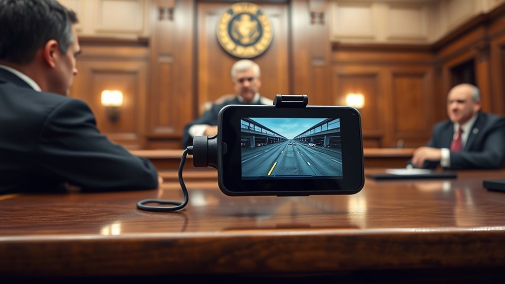 dash cam footage admissibility standards