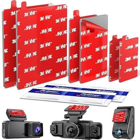 6Pcs Sticky Pads for Dash Cam Mount