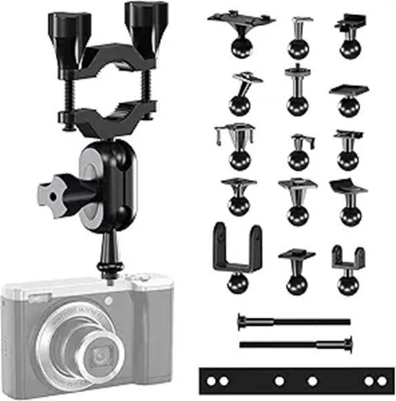 Dash Cam Mount Installation Kit with 16 Connectors