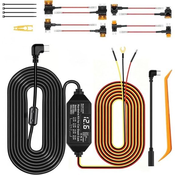 Dash Cam Hardwire Kit USB C Power Cable