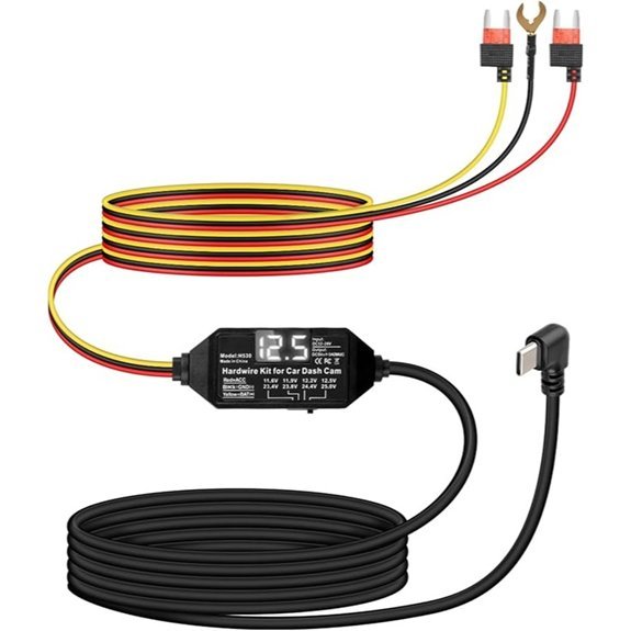 Dash Cam Hardwire Kit with Low Voltage Protection