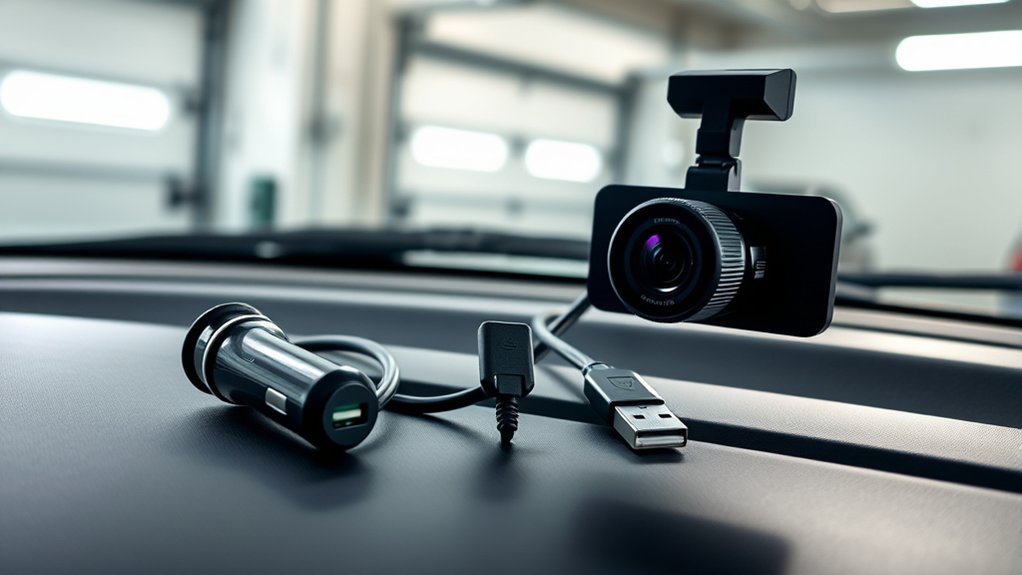 dash cam power options