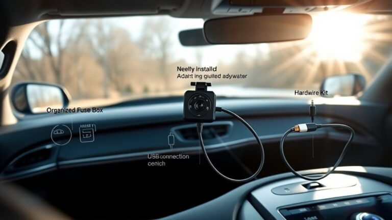 dash cam power options