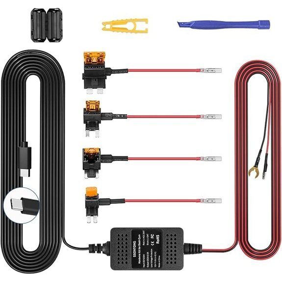 Dash Cam Hardwire Kit with Low Voltage Protection