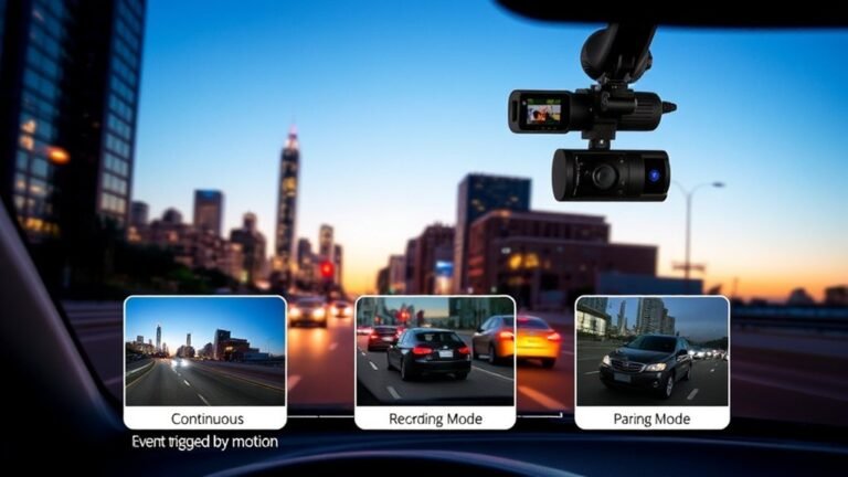dash cam recording modes explained