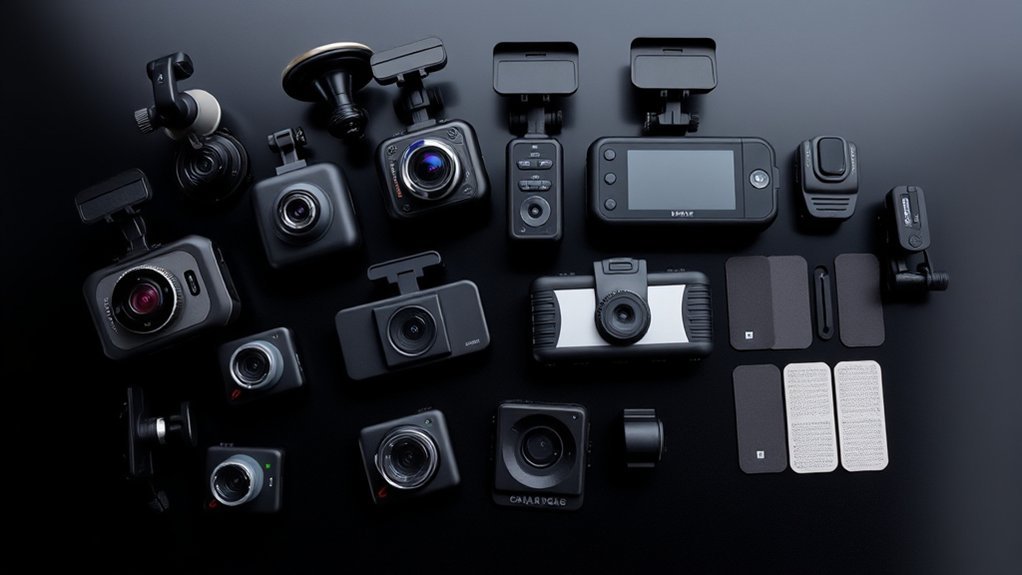 dash cam types and styles