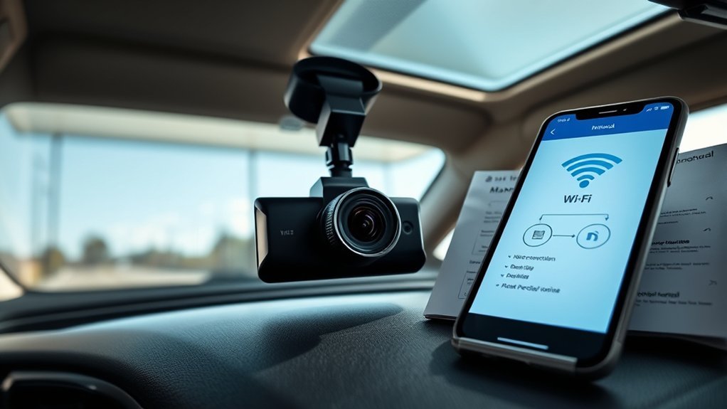 dash cam wi fi connection guide