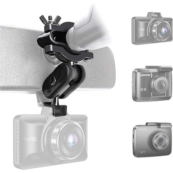AZDOME Dash Camera Mirror Mount Holder Kit