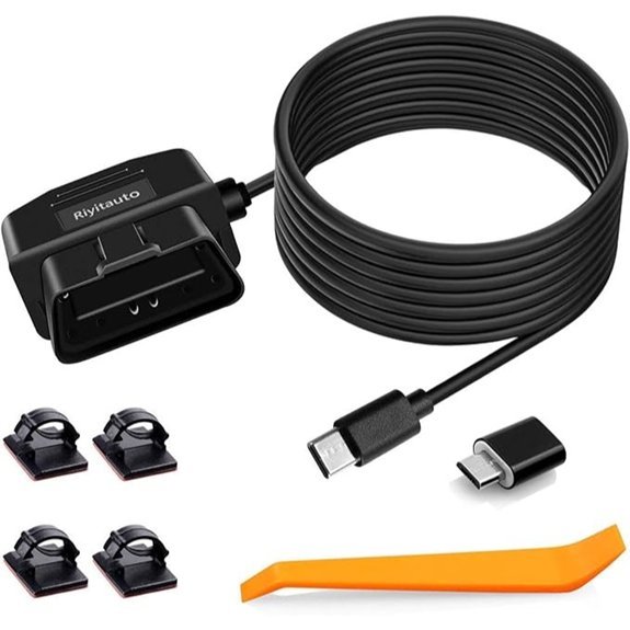 OBD Power Cable for Dash Camera Surveillance