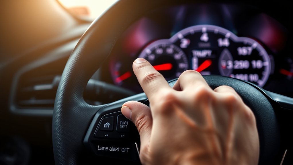 deactivate lane departure alert