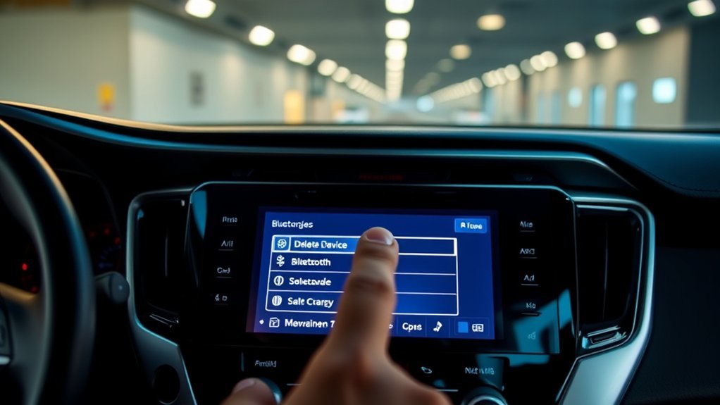 delete bluetooth device confirmation