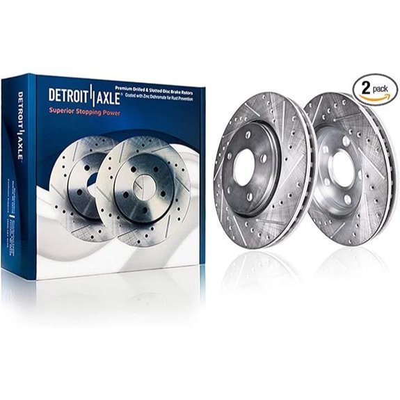 Detroit Axle Front Brake Rotors for Toyota & BMW